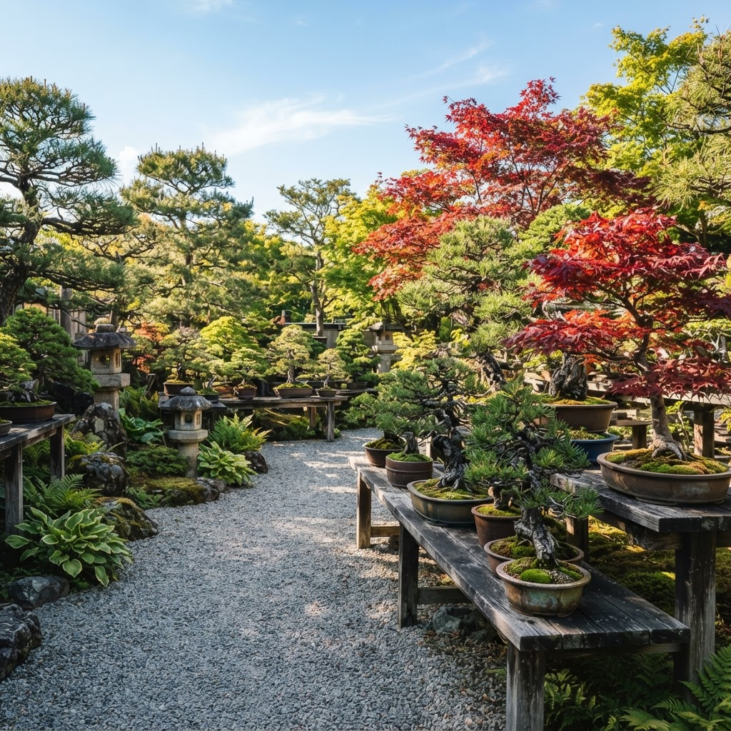 Bonsai Garden: Centuries at eye level