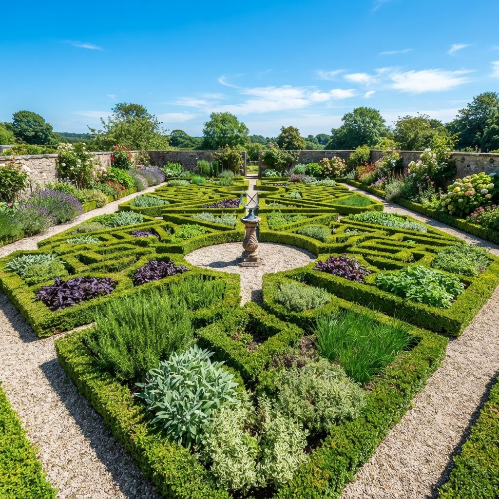 Herb Garden: A garden you can smell from the gate