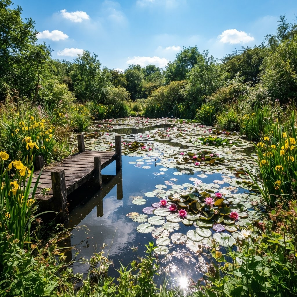 Water Garden: The sky, borrowed